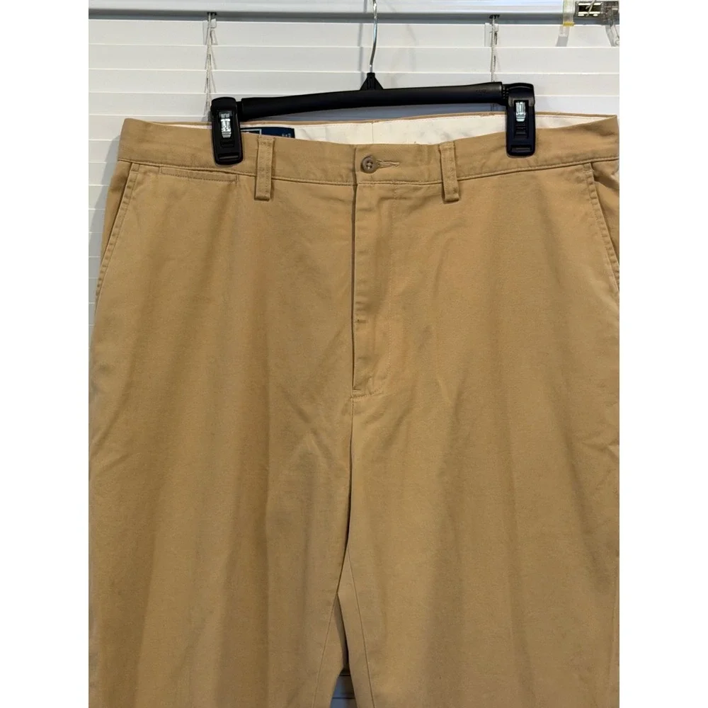 Polo Ralph Lauren Mens Prospect Pant Tan Khaki Cotton Chino Sz 36 Preppy Dadcore